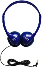 HamiltonBuhl Kids On Ear Blue Stereo Headphone - $6.95 each!